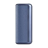 Tipo de gl: mordedura Funda para ILUMA Prime - Funda de piel con tapa protectora para caja de cigarrillos (azul marino)