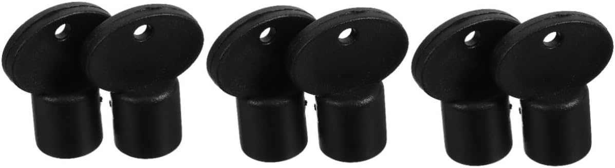 ULTECHNOVO 6pcs Paper Dispenser Key Replacement for Commercial and Home Use Tissue Holder Key for Toilet Paper Dispensers and Hand Towel Holders Compatible Standard Models