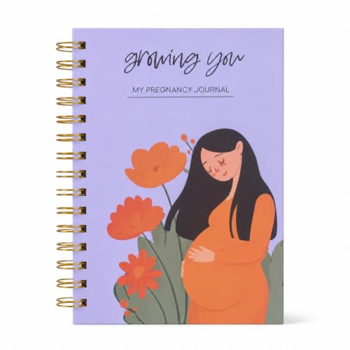 Image of Pregnancy Journal for Pregnant Women - 40-Week Bump Tracker & Memory Book with Stickers | Guided Pregnancy Planner with Prompts, Milestone Pages & Hardcover Keepsake | Gift for Expecting Moms (Growing you)