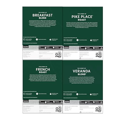 Starbucks K-Cup Coffee Pods, Starbucks Blonde, Medium and Dark Roast Hot or Iced Coffee, Variety Pack, 96 Keurig Pods - image 7