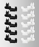 UBOG 10 PCS Car Door Clips,Car Accessories Door Lock Rod Clip,Automotive Clips,Door Handle Clip,Door Handle Lock Lever Hood Latch Lock Push Clip Kit,Suitable for Pickup Trucks, SUV, Etc