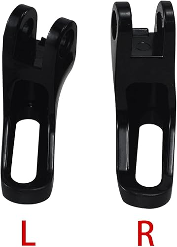 Miniatura 4 de WOWTK Soporte de estribo para pasajero trasero para Harley Touring modelos 1993-2024 Road King FLHR Road Glide FLTRX Street Glide FLHX Electra Glide