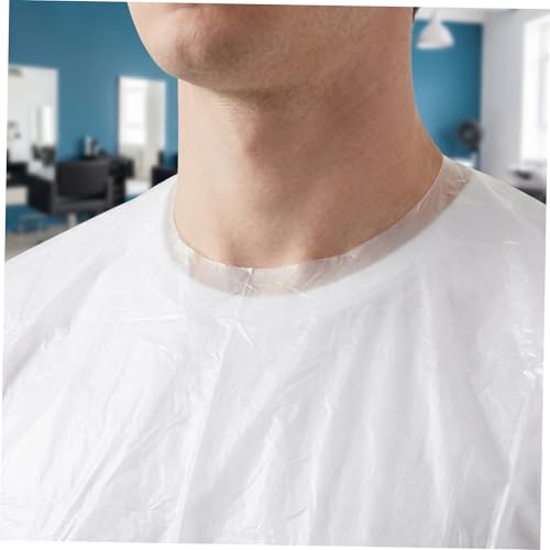 Capa desechable para salón de peluquería 150 piezas transparente miniatura 6