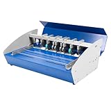 Hubxinly 460mm Multi-Function Electric Creaser Scorer with Scale Ruler Heavy Duty Metal Paper Creaser Scorer for Photos Documents Menus Envelopes Note