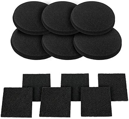 Filters For Compost Bins, Square/Round Compost Bin Filters Charcoal, Compost Caddy Spare Filters, Kitchen Compost Pail Activated Carbon Filters Replacement