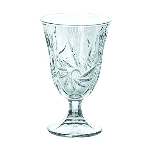 Jogo de Taças para Água em Vidro, Hurricane, 6 Peças, A14cm, 240ml, L'hermitage