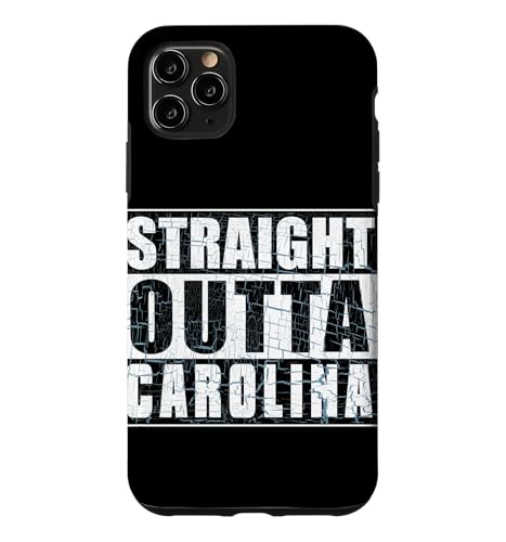 Straight Outta Carolina Vintage �A���e�B�[�N���V�e�B �X�}�z�P�[�X iPhone 11 Pro Max �p