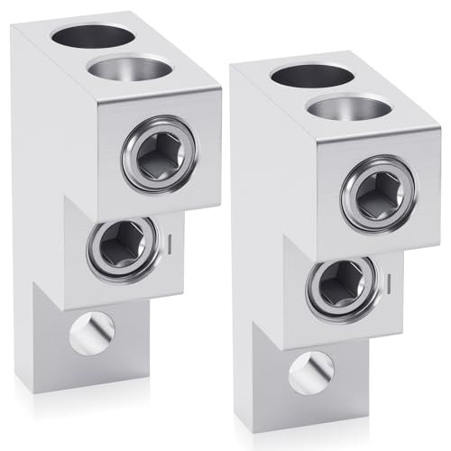 Relaxweex 2 Pack Mechanical Lug, 300 Awg, 300 MCM - 6 sol, Wire Range