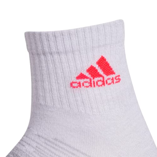 Image of adidas Unisex Kids Quarter Ankle Socks for Boys and Girls Youth (6-pack) Superlite Breathable and Lightweight Discontinued