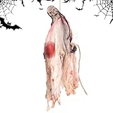 scare glow cape 【Unheimliche Atmosphäre Beleuchtung】Schafft eine kühlende Atmosphäre mit Rot-LED-Augen-Effekt und geräuschaktiviertem Schreiauslöser, perfekt für Spukhaus-Schrecken, reagiert auf Lärm für ein authentisches Horror-Erlebnis