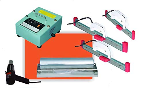 American International Electric AIE-300PI Portable Impulse I Bar Sealer Set, Heat Gun, Hand Held Unit, 8' Cord, Temperature Controller, Adjustable Temperature Timer, 12" Seal Length