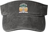 I'd Rather Be Doing Ham Radio Sun Visor for Men Women Packable Sun Beach Hat Sports Cotton Visors Headwear Deep Heather