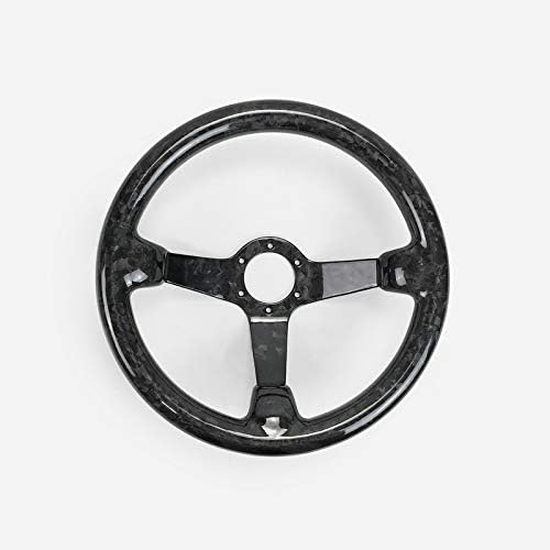 EPR Universal Deep Dish Type Forged Carbon Steering Wheel Set(335mm Diameter, deep Around 60mm, 6 Bolts 70mm PCD