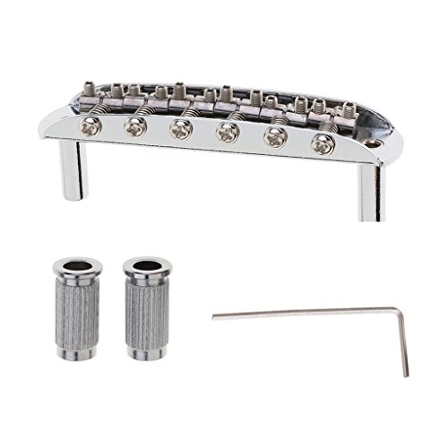 U/D Lotmusic Kit de montage de chevalet pour guitare Jazzmaster Chromé