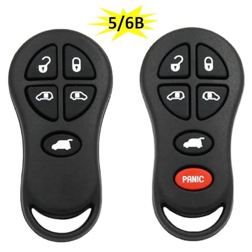 Carcasa compatible con Dodge Grand Caravan 2000-2005 con botonera de 6 botones 5
