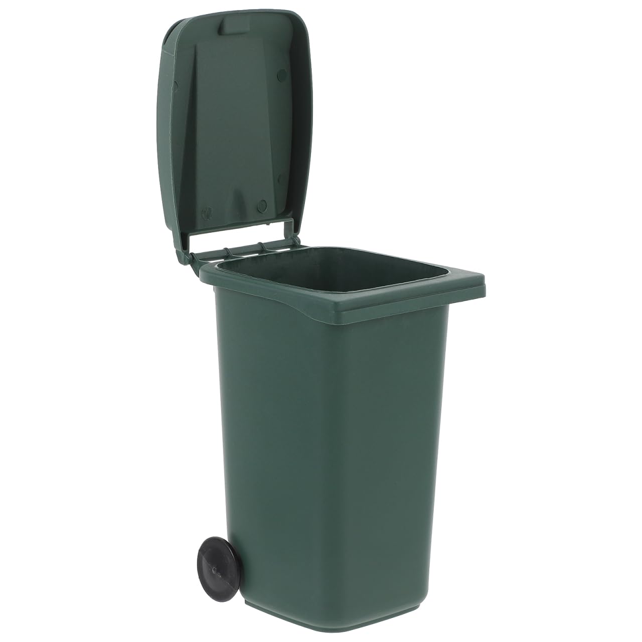 Gadpiparty Mini Trash Bin, Office Desktop Trash Can, Pencil Pen Cup Holder with Lips & Wheels for Living Room, Kitchen, Bedroom, Bathroom, Office