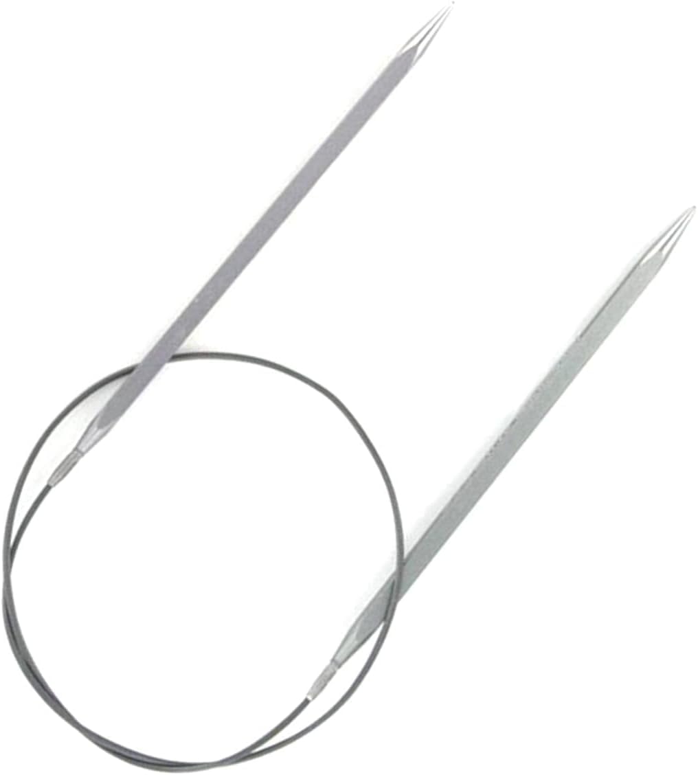 Kollage Square Circular 40-inch (101 cm) Knitting Needle with Soft Cable (3 US / 3.25 mm)