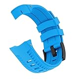 patrohoo Bands for Suunto 9 Watch. Silicone Strap Watch Band for Suunto 9 Baro Watch,Soft Rubber for Women Man.(Blue)