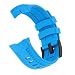 patrohoo Bands for Suunto 9 Watch. Silicone Strap Watch Band for Suunto 9 Baro Watch,Soft Rubber for Women Man.(Blue)