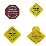 Tectran TV248433 Push/Pull Valve Knob (Knob for Push/Pull Valves, Parking Brake, 3/8