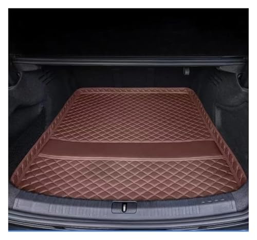 Tapis de coffre pour VW Touareg 2019-2023 protection sur mesure couverture complète couleur café