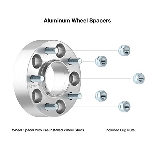 38Mm (1.5 Inch) Hubcentric 5X114.3 Wheel Spacers (66.1Mm Bore, 12X1.25 Studs) Compatible With Nissan Infiniti G35 G37 Q50 Q60 Q70 Fx35 Fx50 350Z 370Z Altima Maxima 300Zx Sentra - Silver 66.2Mm 2Pcs #TOP3