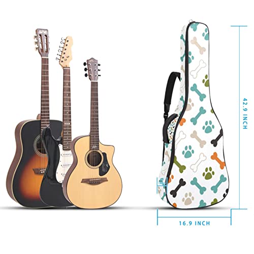 Housse de transport rembourrée imperméable Oxford avec bandoulière réglable Motif empreintes de pattes et os - Les Beatles, Paul McCartney, John Lennon, RIngo Starr, George Harrison Housse de transport rembourrée imperméable Oxford avec bandoulière réglable Motif empreintes de pattes et os – Image 6