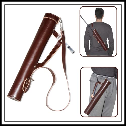 Kt Arrow Quiver Adjustable Quiver For Arrows Genuine Cowhide Leather Quiver Archery Quiver For Hunting & Target Practicing (Dark Brown) #TOP5
