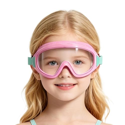 Gafas de natación para niños de 3 a 14 años con lentes antivaho color azul talla S
