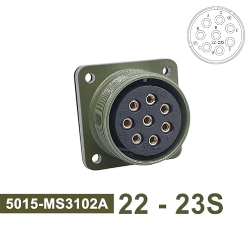 Conector militar 5015 MS3108 angular para guiado de cables en espacios reducidos 2