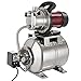 Produktbild Arebos Hauswasserwerk | 1200 Watt | Fördermenge 3800 l/h | Förderhöhe 48 Meter | 19 l Tank