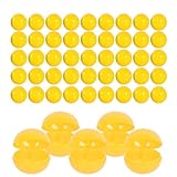 50 Stück Lotterie Kugeln, 3cm LottobäLle, Loskugeln, BäLle für Partys, BefüLlen Bunt Bingo Kugeln, BefüLlbare Kugeln Ornament Ohne Zahl, Plastikkugeln zum Befüllen für Familienspiele, Partyspiele