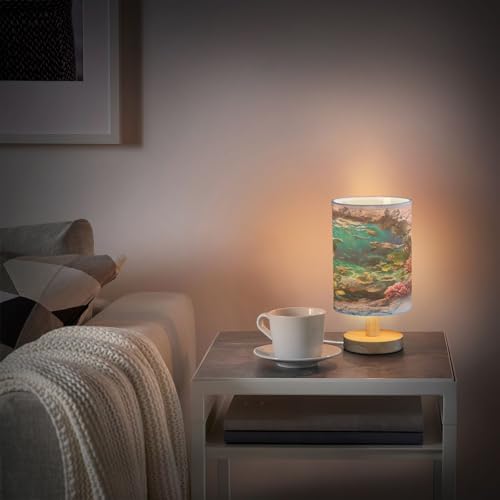 Lámpara de Mesa de Noche 3D con USB multicolor miniatura 6