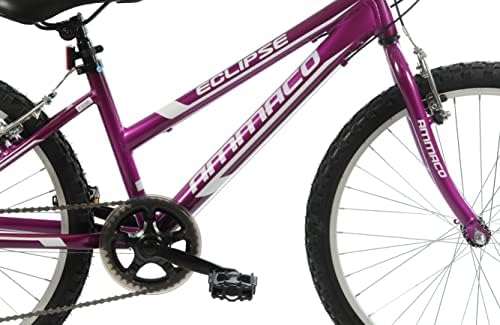 Ammaco Eclipse Girls 61 cm ruota mountain bike in lega leggero telaio 6  velocità viola età 8 + : Sport e tempo libero