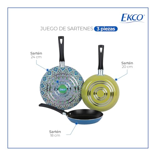 La mejor selección de Cazuelas de Teflon de esta semana. 15 Cazuelas de Teflon marca EKCO (3)