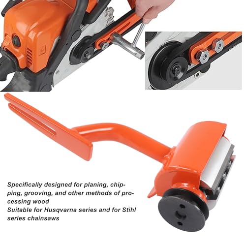 Pelador de Troncos Descortezador de Troncos Herramienta de Descortezado de Madera Multifuncional Accesorio de Descortezado de Motosierra con 6 Cuchillas Alargadas para