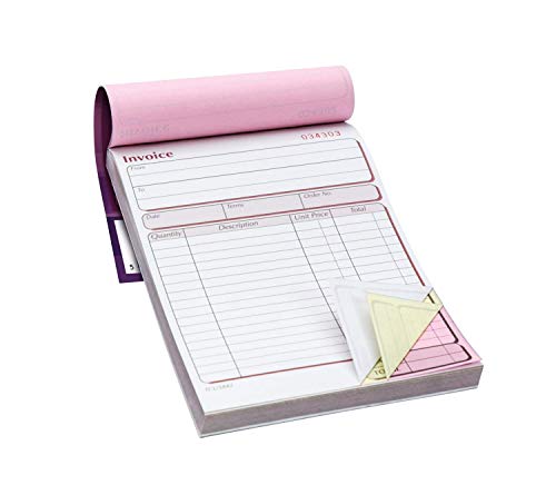 Pukka Pad NCR carnet de factures souche autocopiante triplicate format moyen 203 x 137 mm