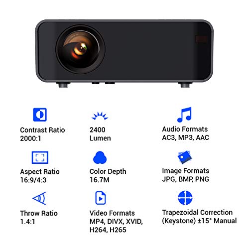 Xmate Luna LED HD (1080p) 2400 Lumen 