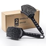 Car Wheel & Tire Brush Set, 2Pack Cleaning Brushes Kit