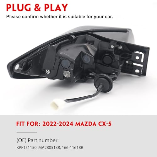 Huray Right LED Outer Tail Light Assembly for Mazda CX-5 2022 2023 2024 by Huray - Used condition - Image 3