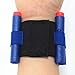 Ruiwaer 2PCS Blue Black Bullet Wrist Strap EVA Soft Bullets Gun Bullet Dart Ammo Storage Bullet Holder Wrist Belt Band Strap Bandolier for N Strike Elite Series Blasterswrist Ammo Holder Dart Wrist