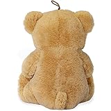 matches21 Teddybär mit Herz/Herzteddy Ich Pass Immer auf Dich auf Hellbraun/beige 25 cm Kuscheltier Schmusetier Geschenkidee