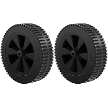 463344015 G437-0037-W1 7 Inch Wheels Replacement Parts for Charbroil Grill Wheels 463436215 463370516 463341918 Plastic Wheels Charbroil Grill Accessories BBQ Wheels 2pcs