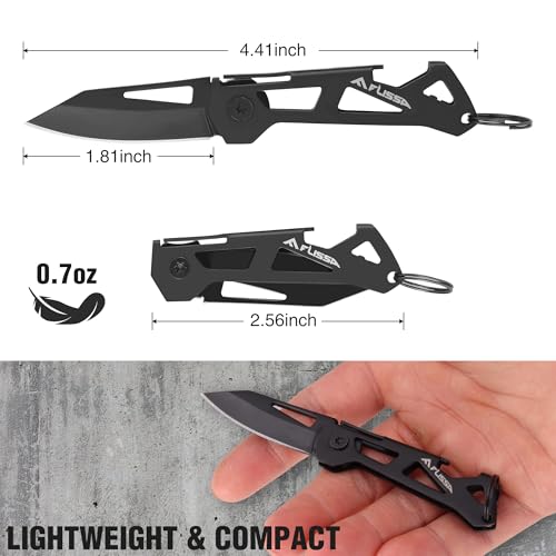 Image of FLISSA Mini Pocket Folding Knife with Bottle Opener