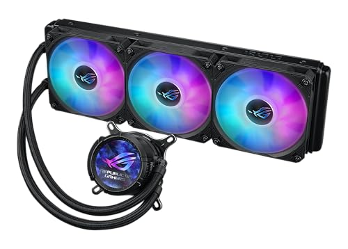 ASUS ROG Strix LC III 360 ARGB LCD All-in-one CPU Liquid Cooler - Intel LGA 1700, 1200, 115X - AMD Socket AM4, AM5 – with 2.1" IPS LCD, Asetek Gen7 v2 Pump, and Premium ROG ARGB Fans, 6 Year Warranty - image 8