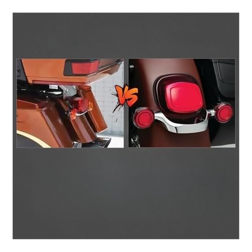Feu arrière de frein à LED moto pour Touring FLHTC et Softail FLSTFSE