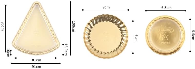 Miniatura 2 de Mini tableros para pasteles de 2.4 pulgadas, 100 piezas, cartón desechable dorado con base recubierta a prueba de grasa, perfecto para decoración de