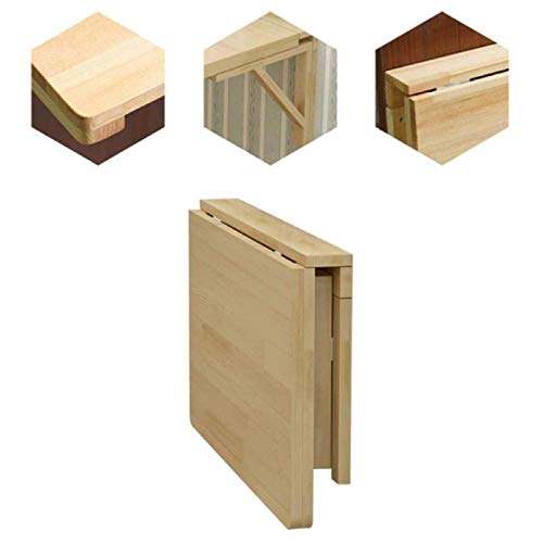 Table murale pliante bureau ordinateur table manger abattant 100x50 - 5