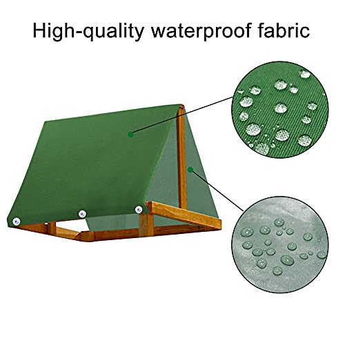 43" x 90" Swing Set Replacement Tarp Cover Playground Tarp Replacement, Playset Roof Canopy Replacement Waterproof Cover for Outdoor Playset Swingset Playground(Stripe)