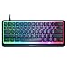 ROCCAT Magma Mini - 60% RGB Gaming Keyboard with 5 Programmable Lighting Zones, Membrane Key switches, Programmable Function Layers, Anti-Ghosting, & Spill Resistance - Black